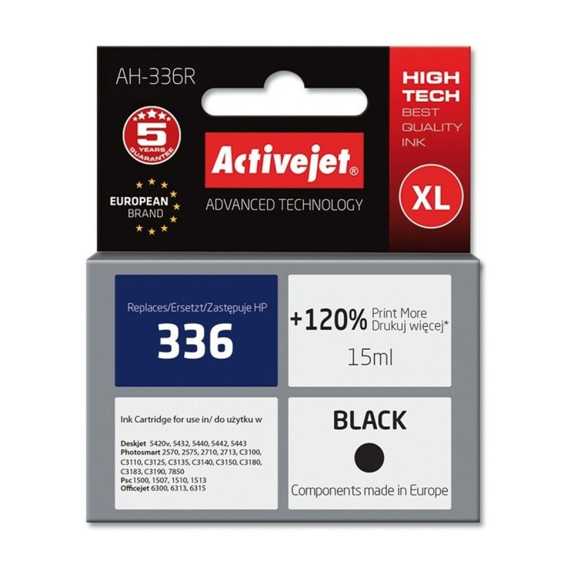 Original Ink Cartridge Activejet AH-336R White Black