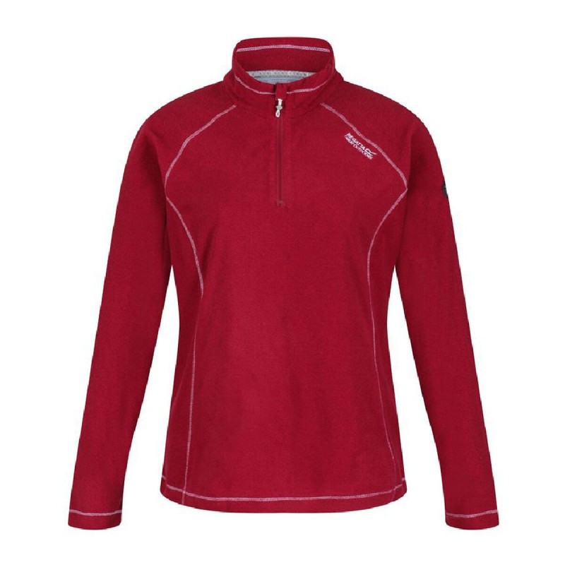 Fleece Lining Regatta Montes Lightweight Half-Zip Red