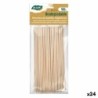 Barbecue Skewer Set Algon Bamboo 200 x 2,5 x 20 mm (100 Pieces) (24 Units)