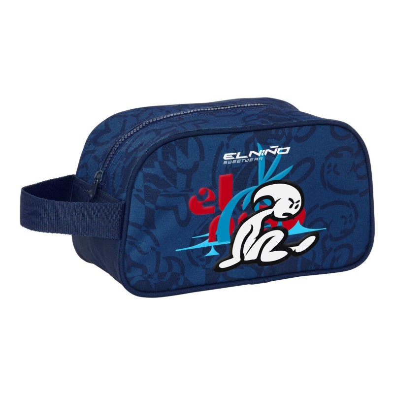 School Toilet Bag El Niño Paradise Navy Blue 26 x 15 x 12 cm