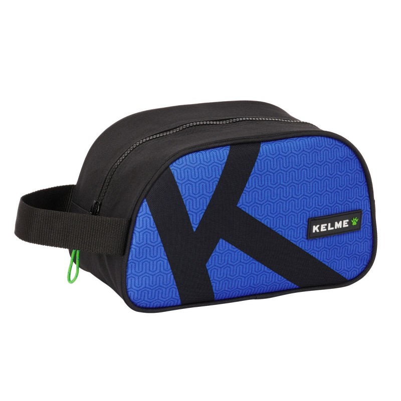 School Toilet Bag Kelme Royal Blue Black 26 x 15 x 12 cm