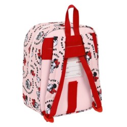 Child bag Minnie Mouse Me time Pink (22 x 27 x 10 cm)