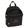 Casual Backpack Kappa Black and pink Black 13 L