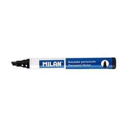 Permanent marker Milan 12 Units Black PVC