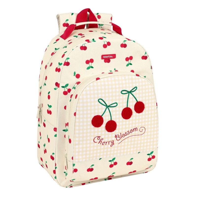 School Bag Safta Cherry Beige (32 x 42 x 15 cm)