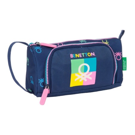 School Case Benetton Cool Navy Blue 20 x 11 x 8.5 cm