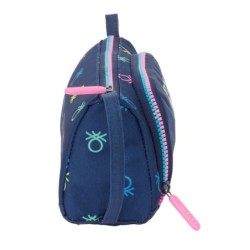 School Case Benetton Cool Navy Blue 20 x 11 x 8.5 cm