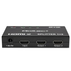 HDMI switch Qoltec 51796 Black