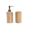 Bath Set DKD Home Decor Natural Bamboo 6,8 x 7,5 x 18 cm