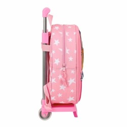 3D School Bag with Wheels Disney M020H Pink 27 x 32 x 10 cm