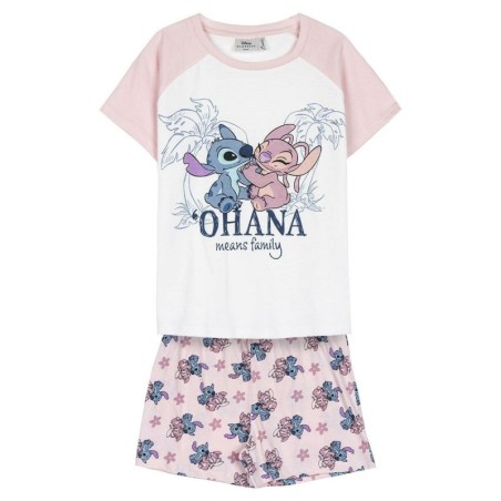 Children's Pyjama Stitch Pink