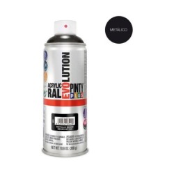 Spray paint Pintyplus Evolution MT153 Metallic 400 ml Black