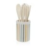 Pot for Kitchen Utensils Versa Jasper Ceramic 10 x 15 x 10 cm