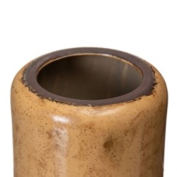 Planter 18 x 18 x 17,5 cm Ceramic Brown