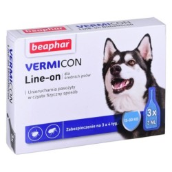 Food Supplement Beaphar VERMIcon Line-on Dog M Anti-parasites