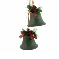 Christmas bauble Green Multicolour Metal Plastic Fibre Hoods 14 x 9 x 47 cm