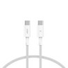 USB Cable KSIX White 1 m