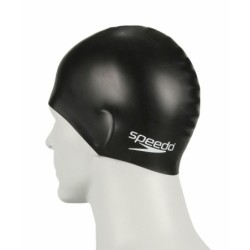 Swimming Cap Speedo 8-709900001 Black Silicone Plastic