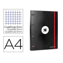 Ring binder Antartik AW04 A4 Black