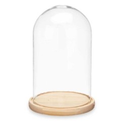 Decorative Figure Dome 15 x 25 x 15 cm Transparent Natural