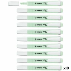 Fluorescent Marker Stabilo Swing Cool Mint 10 Pieces