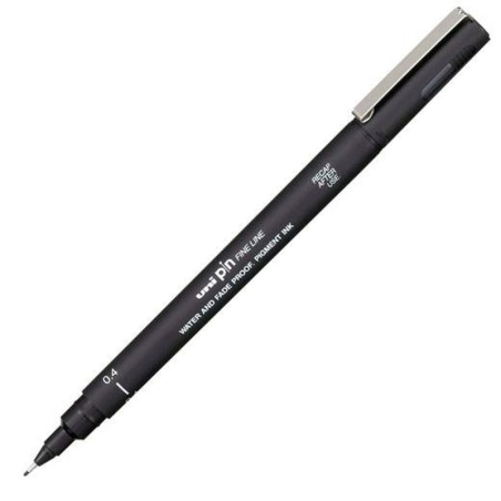 Permanent marker Uni-Ball PIN04-200(S) Black 12 Pieces