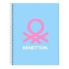 Notebook Benetton Spring Sky blue A4 120 Sheets