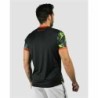 Short-sleeve Sports T-shirt Cartri Castri Cobra Padel Green Black