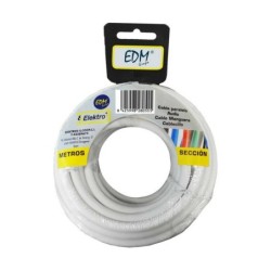 Cable EDM 2 x 0,75 mm 10 m White