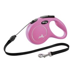 Dog Lead Flexi NEW CLASSIC Pink Size M 5 m