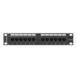 12-port UTP Category 5e Patch Panel Lanberg PPU5-9012-B