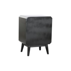 Nightstand DKD Home Decor 48 x 35 x 66 cm Natural Black Wood