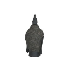 Decorative Figure Home ESPRIT Dark grey Buddha 56 x 55 x 112 cm