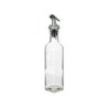 Cruet Transparent Glass Steel 250 ml (12 Units)