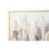 Painting DKD Home Decor City 100 x 4 x 100 cm Loft (2 Units)