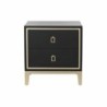 Nightstand DKD Home Decor Black Multicolour Golden Wood Metal 30 x 40 cm 50 x 40 x 53 cm