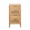 Nightstand HONEY Natural Paolownia wood MDF Wood 40 x 30 x 77,5 cm