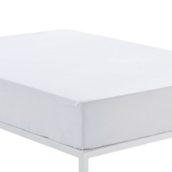 Fitted sheet Alexandra House Living White 200 X 210 cm