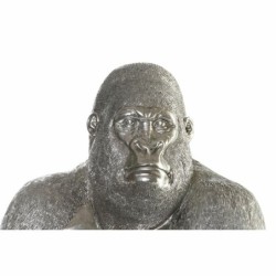 Decorative Figure DKD Home Decor Silver Resin Gorilla (46 x 40 x 61 cm)