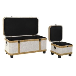 Set of Chests DKD Home Decor Wood 80 x 42 x 42 cm