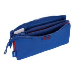 Double Carry-all F.C. Barcelona Blue Maroon 22 x 12 x 3 cm