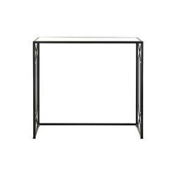 Console DKD Home Decor Black Metal Crystal 82 x 32 x 76 cm