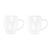 Piece Coffee Cup Set DKD Home Decor Transparent Crystal Borosilicate Glass 350 ml