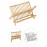 Folding Draining Rack for Kitchen DKD Home Decor 42 x 27,5 x 38 cm Natural