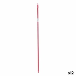 Broom handle 2,3 x 130 x 2,3 cm Pink Metal (12 Units)