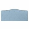 Headboard DKD Home Decor Blue Beige Celeste Rubber wood 146 x 6 x 68 cm