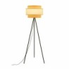 Floor Lamp DKD Home Decor Polyester Bamboo (50 x 50 x 163 cm)