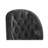 Stool DKD Home Decor 50 x 53 x 114 cm Black Metal Dark grey polypropylene