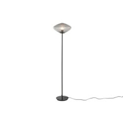 Floor Lamp Home ESPRIT Grey Metal Crystal 50 W 220 V 39 x 39 x 150 cm