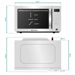 Microwave Grunkel MWGC-30SS 1000 W 30 L Steel